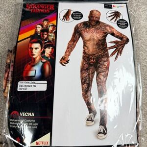 Stranger Things Vecna Deluxe Adult Costume XXL 50-52 Netflix Disguise Men New